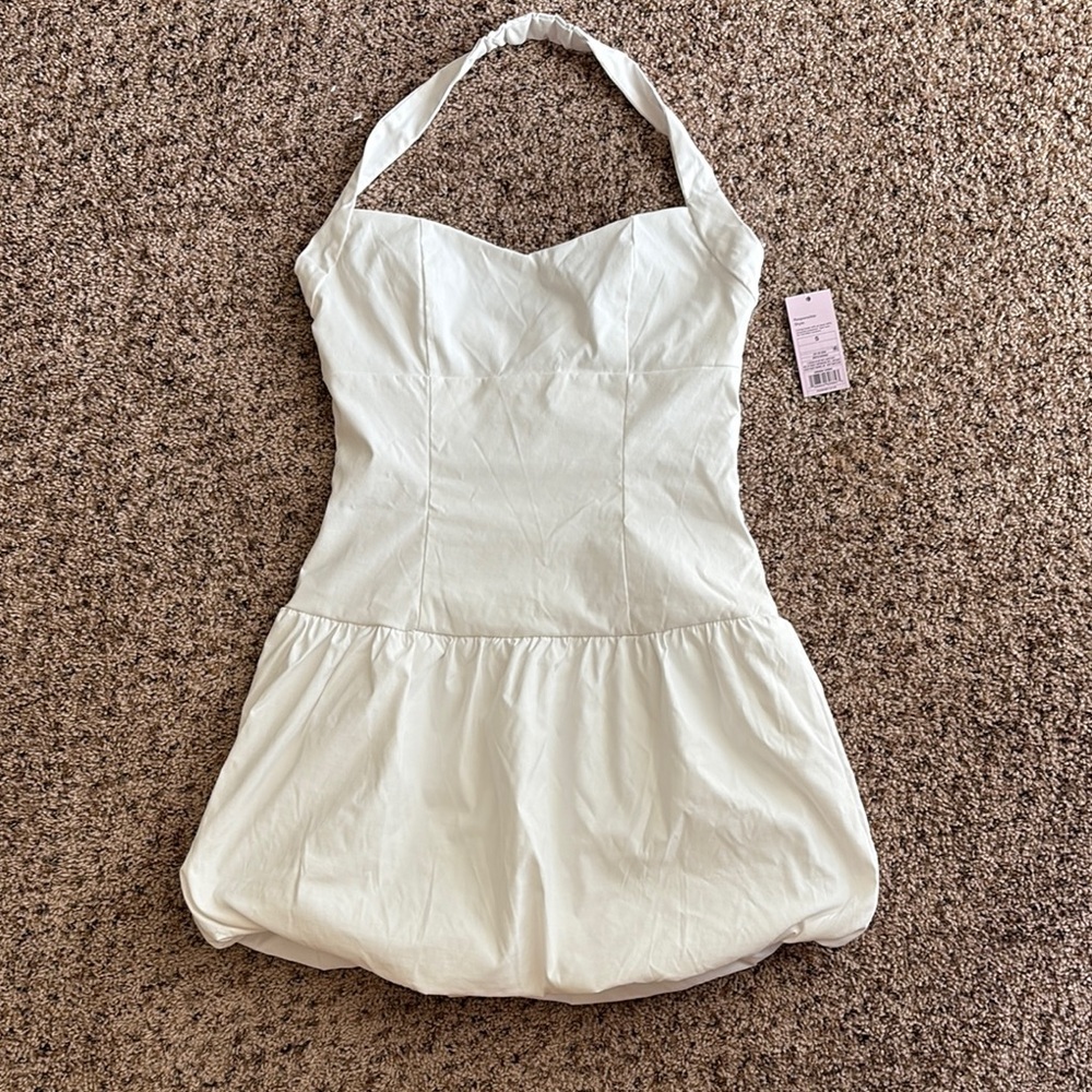 Wild Fable White Halter Dress